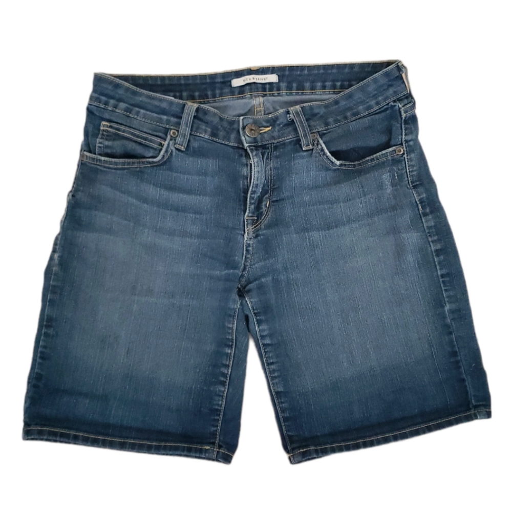 Rich & Skinny Blue Denim Shorts Size 26 - Picture 7 of 8